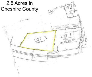 2.5 Acres in Cheshire County