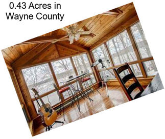 0.43 Acres in Wayne County