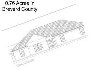 0.76 Acres in Brevard County