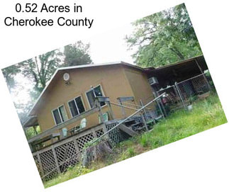 0.52 Acres in Cherokee County
