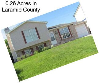 0.26 Acres in Laramie County