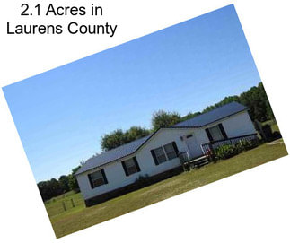 2.1 Acres in Laurens County