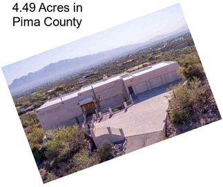 4.49 Acres in Pima County