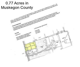0.77 Acres in Muskegon County