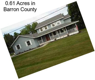 0.61 Acres in Barron County
