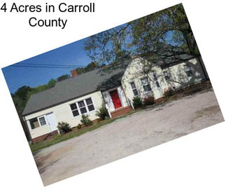 4 Acres in Carroll County