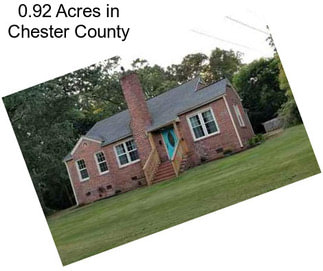 0.92 Acres in Chester County