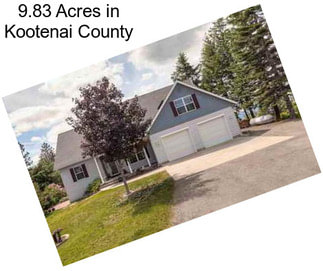 9.83 Acres in Kootenai County