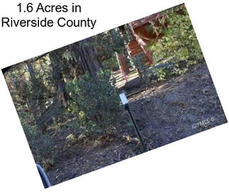 1.6 Acres in Riverside County