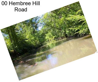 00 Hembree Hill Road