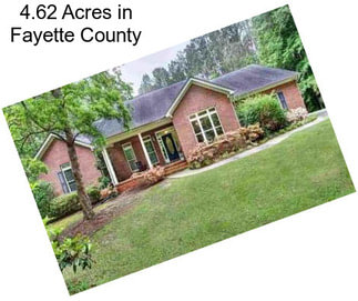 4.62 Acres in Fayette County