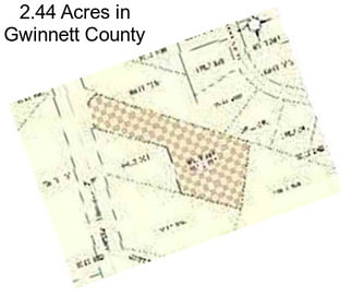 2.44 Acres in Gwinnett County