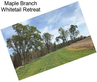 Maple Branch Whitetail Retreat