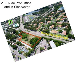 2.09+- ac Prof Office Land in Clearwater