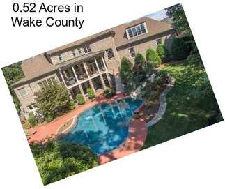 0.52 Acres in Wake County