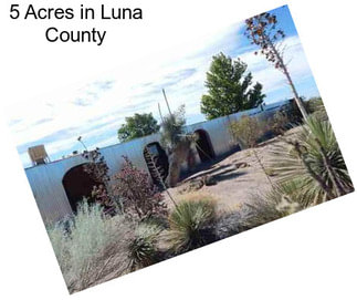 5 Acres in Luna County