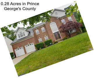 0.28 Acres in Prince George\'s County