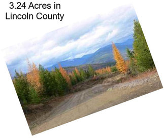 3.24 Acres in Lincoln County