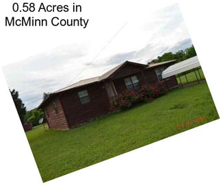 0.58 Acres in McMinn County