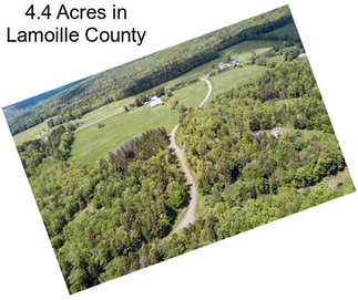 4.4 Acres in Lamoille County