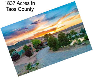 1837 Acres in Taos County