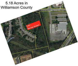 5.18 Acres in Williamson County