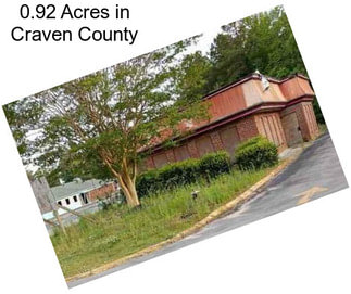 0.92 Acres in Craven County