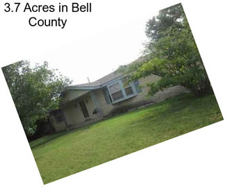 3.7 Acres in Bell County