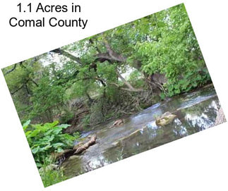 1.1 Acres in Comal County