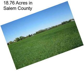18.76 Acres in Salem County