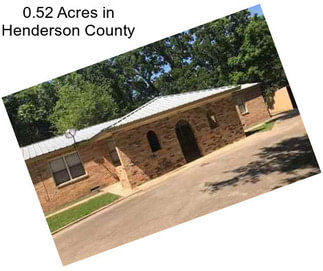 0.52 Acres in Henderson County