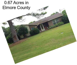 0.67 Acres in Elmore County