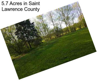 5.7 Acres in Saint Lawrence County