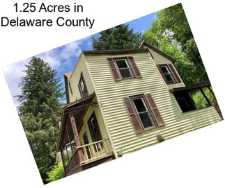 1.25 Acres in Delaware County