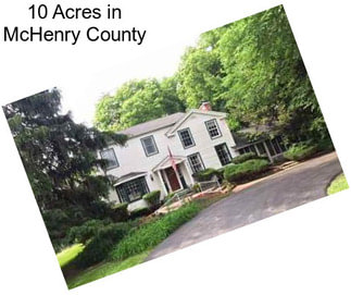 10 Acres in McHenry County