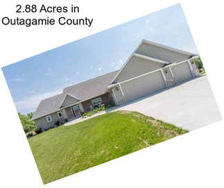 2.88 Acres in Outagamie County