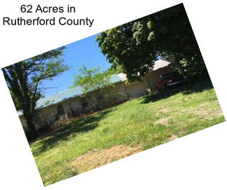 62 Acres in Rutherford County