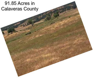 91.85 Acres in Calaveras County