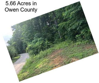 5.66 Acres in Owen County