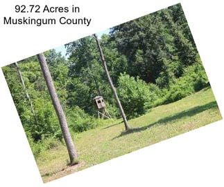 92.72 Acres in Muskingum County