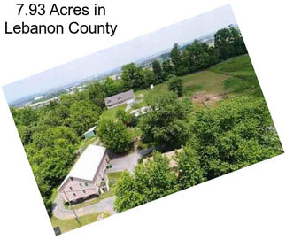 7.93 Acres in Lebanon County