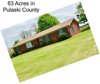 63 Acres in Pulaski County