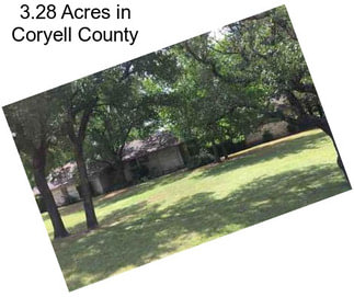 3.28 Acres in Coryell County