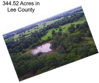 344.52 Acres in Lee County