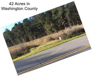 42 Acres in Washington County