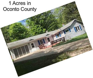 1 Acres in Oconto County