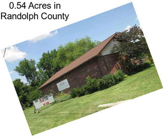 0.54 Acres in Randolph County