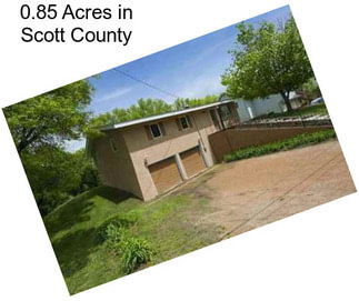 0.85 Acres in Scott County