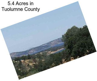 5.4 Acres in Tuolumne County