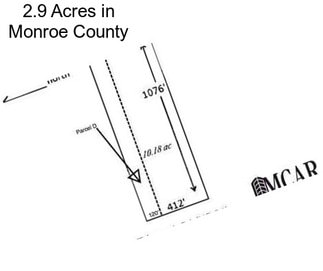 2.9 Acres in Monroe County